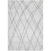 Verona 1433 Cream Grey Geometric Pattern Modern Rug - Rugs Of Beauty - 1