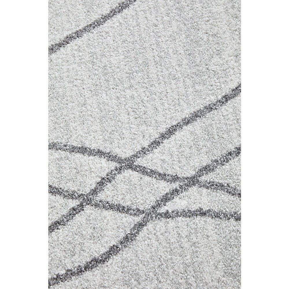 Verona 1433 Cream Grey Geometric Pattern Modern Rug - Rugs Of Beauty - 9