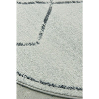 Verona 1434 Cream Grey Diamond Pattern Modern Round Rug - Rugs Of Beauty - 5
