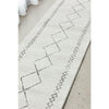 Verona 1434 Cream Grey Diamond Pattern Modern Runner Rug - Rugs Of Beauty - 2