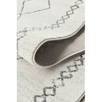 Verona 1434 Cream Grey Diamond Pattern Modern Runner Rug - Rugs Of Beauty - 4