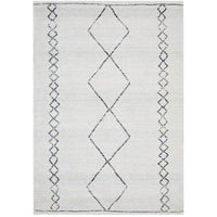 Verona 1434 Cream Grey Diamond Pattern Modern Rug - Rugs Of Beauty - 1