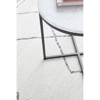 Verona 1434 Cream Grey Diamond Pattern Modern Rug - Rugs Of Beauty - 2