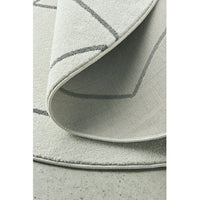 Verona 1435 Cream Grey Diamond Pattern Modern Round Rug - Rugs Of Beauty - 7