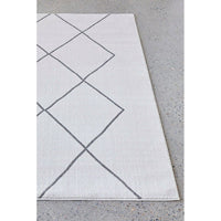 Verona 1435 Cream Grey Diamond Pattern Modern Rug - Rugs Of Beauty - 4