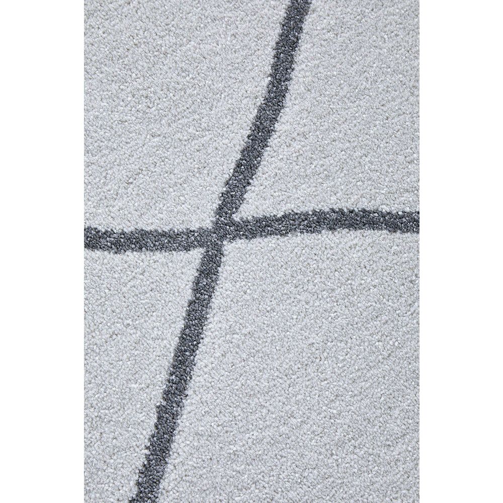 Verona 1435 Cream Grey Diamond Pattern Modern Rug - Rugs Of Beauty - 8