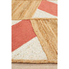 Haba 725 Coral Natural Modern Jute Cotton Rug - Rugs Of Beauty - 3