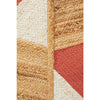 Haba 725 Coral Natural Modern Jute Cotton Rug - Rugs Of Beauty - 4