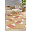 Haba 725 Coral Natural Modern Jute Cotton Rug - Rugs Of Beauty - 2
