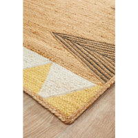 Haba 735 Yellow Natural Modern Jute Rug - Rugs Of Beauty - 7