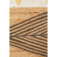 Haba 735 Yellow Natural Modern Jute Rug - Rugs Of Beauty - 3