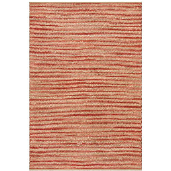 Haba 755 Coral Natural Modern Jute Cotton Rug - Rugs Of Beauty - 1