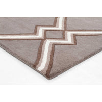  Wexford 722 Taupe Designer Wool Rug - Rugs Of Beauty - 2