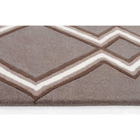  Wexford 722 Taupe Designer Wool Rug - Rugs Of Beauty - 3
