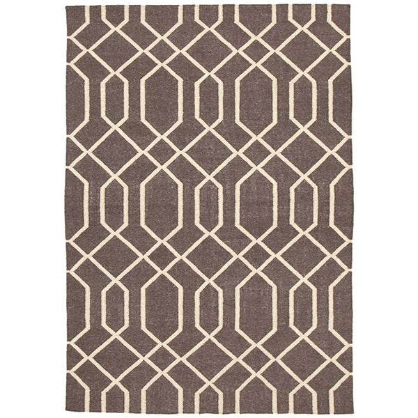 Wexford 724 Linen Designer Flatweave Wool Rug - Rugs Of Beauty - 1