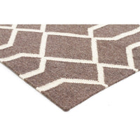 Wexford 724 Linen Designer Flatweave Wool Rug - Rugs Of Beauty - 2