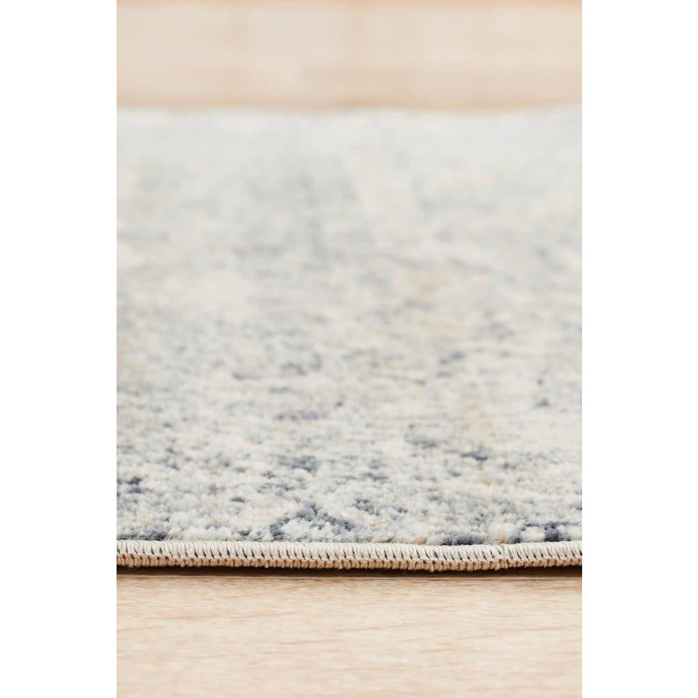 Cebu 757 Blue Faded Traditional Patterned Runner Rug - Rugs Of Beauty - 5