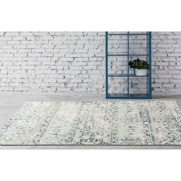 Cebu 757 Blue Faded Traditional Patterned Rug - Rugs Of Beauty - 2