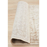 Cebu 760 Cream Border Faded Traditional Patterned Runner Rug - Rugs Of Beauty - 7