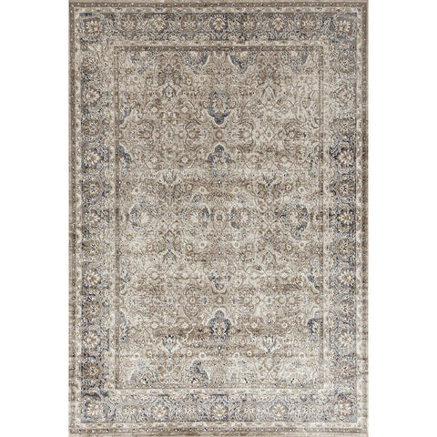 Cebu 760 Cream Border Faded Traditional Patterned Rug - Rugs Of Beauty - 1