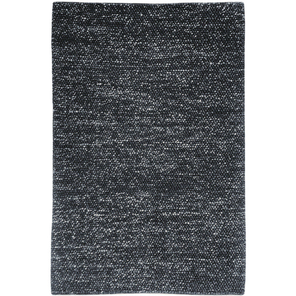 Bordeaux 1601 Wool Polyester Carbon Grey Modern Rug - Rugs Of Beauty - 1