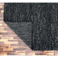 Bordeaux 1601 Wool Polyester Carbon Grey Modern Rug - Rugs Of Beauty - 3