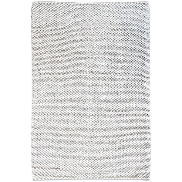 Bordeaux 1601 Wool Polyester White Modern Rug