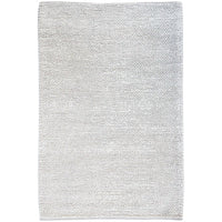 Bordeaux 1601 Wool Polyester White Modern Rug
