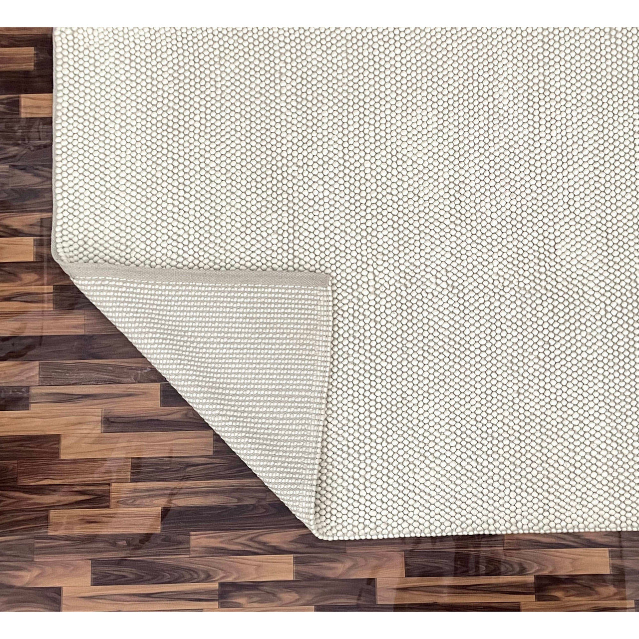 Bordaeux Rug Bordeaux 1601 Wool Polyester White Modern Rug – Rugs Of Beauty