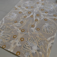 Morris & Co Pure Pimpernel Linen 028701 Designer Wool Viscose Rug - Rugs Of Beauty - 3