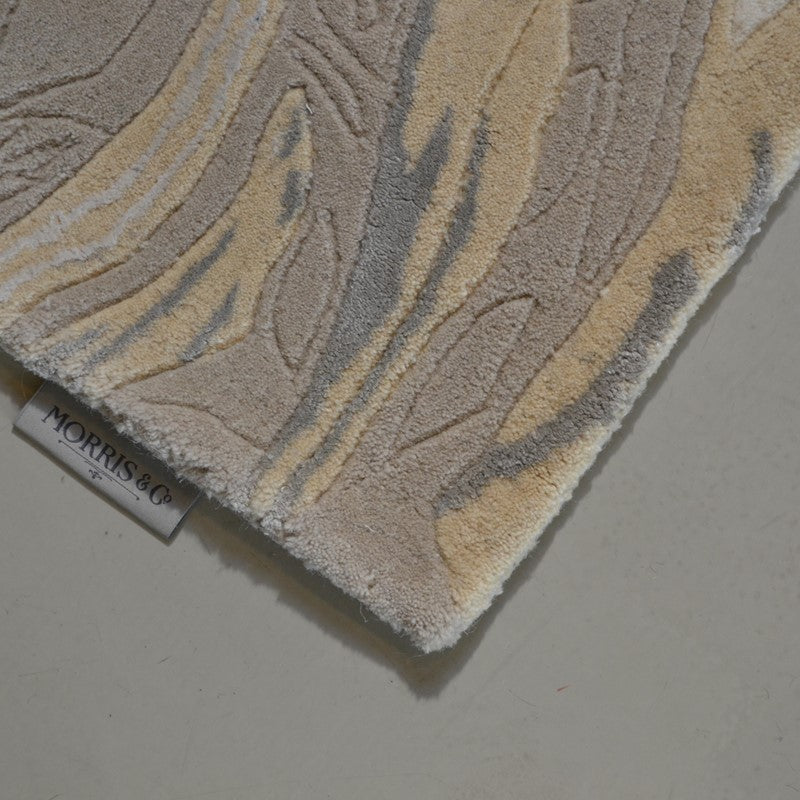 Morris & Co Pure Pimpernel Linen 028701 Designer Wool Viscose Rug - Rugs Of Beauty - 4