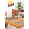 Kahn 881 Rust Multi Colour Transitional Medallion Patterned Rug - Rugs Of Beauty - 3