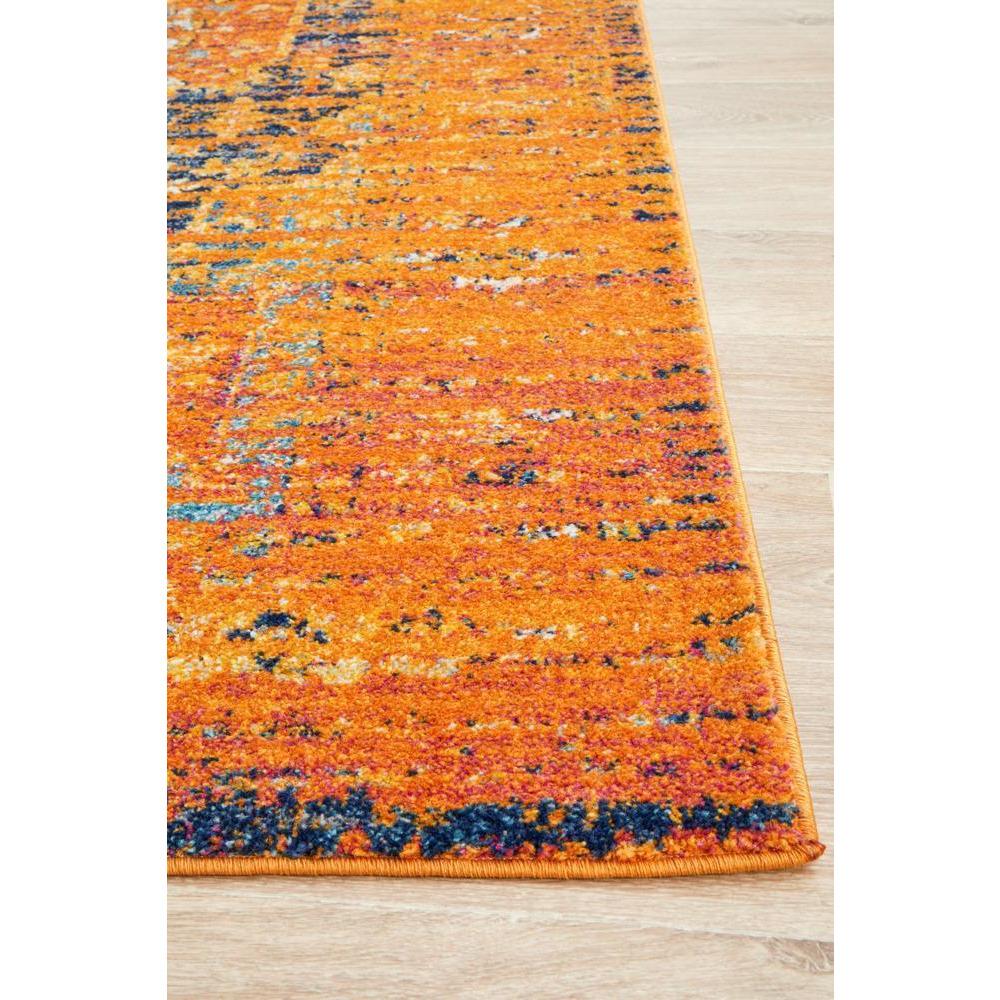 Kahn 881 Rust Multi Colour Transitional Medallion Patterned Rug - Rugs Of Beauty - 7