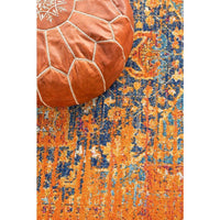 Kahn 881 Rust Multi Colour Transitional Medallion Patterned Rug - Rugs Of Beauty - 5
