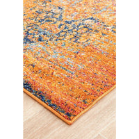 Kahn 881 Rust Multi Colour Transitional Medallion Patterned Runner Rug - Rugs Of Beauty - 5