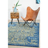 Kahn 882 Blue Multi Colour Transitional Medallion Patterned Rug - Rugs Of Beauty - 2