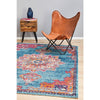 Kahn 883 Blue Multi Colour Transitional Medallion Patterned Rug - Rugs Of Beauty - 4