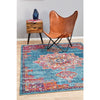 Kahn 883 Blue Multi Colour Transitional Medallion Patterned Rug - Rugs Of Beauty - 2