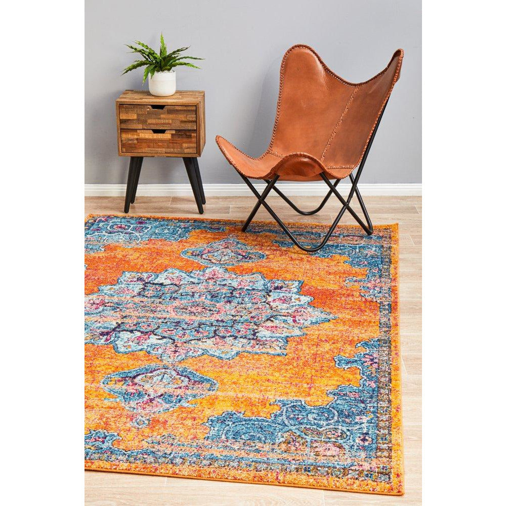 Radiance 433 Rust Modern Designer Rug - Rug Of Beauty - 3