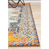 Kahn 886 White Grey Orange Multi Colour Transitional Medallion Patterned Rug - Rugs Of Beauty - 5