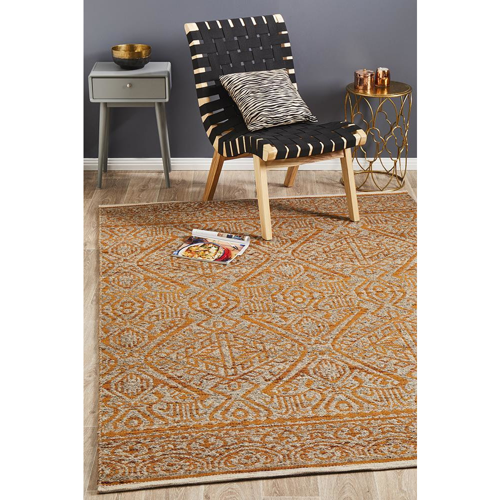 Alfheim 435 Rust Transitional Floor Rug - Rugs Of Beauty - 2