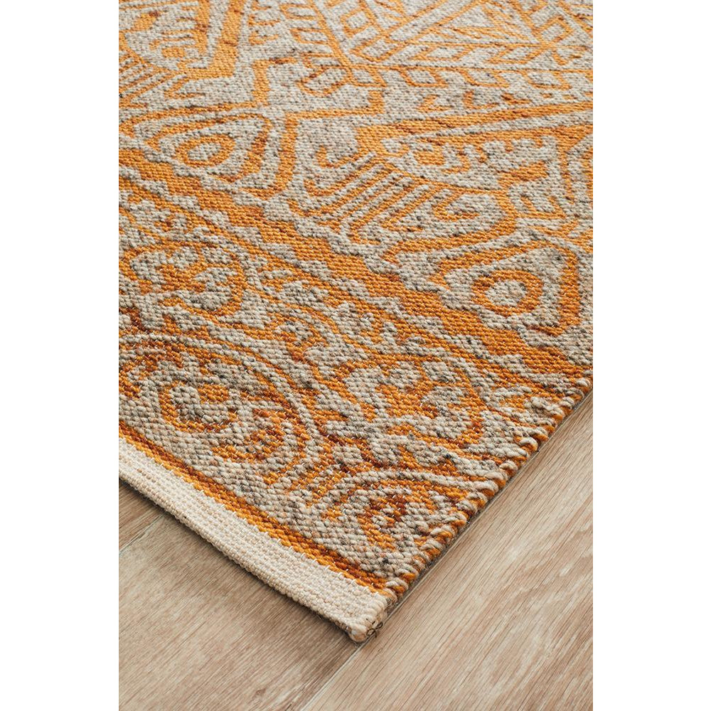 Alfheim 435 Rust Transitional Floor Rug - Rugs Of Beauty - 3
