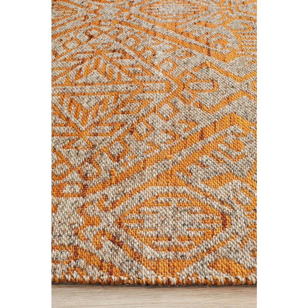 Alfheim 435 Rust Transitional Floor Rug - Rugs Of Beauty - 5