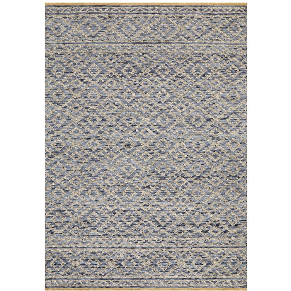 Alfheim 437 Blue Transitional Floor Rug - Rugs Of Beauty - 1
