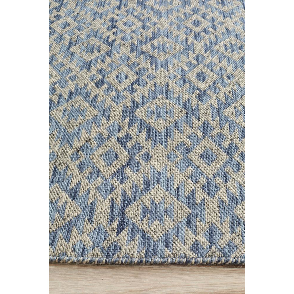 Alfheim 437 Blue Transitional Floor Rug - Rugs Of Beauty - 5