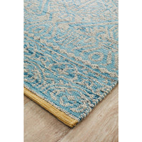 Alfheim 440 Sky Blue Transitional Floor Rug - Rugs Of Beauty - 3