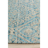 Alfheim 440 Sky Blue Transitional Floor Rug - Rugs Of Beauty - 5