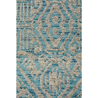 Alfheim 440 Sky Blue Transitional Floor Rug - Rugs Of Beauty - 6