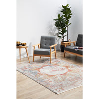 Tokat 2353 Terracotta Multi Colour Wash Transitional Rug - Rugs Of Beauty - 4