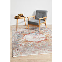 Tokat 2353 Terracotta Multi Colour Wash Transitional Rug - Rugs Of Beauty - 2